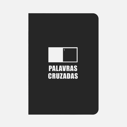 Caderno quadriculado para Palavras Cruzadas