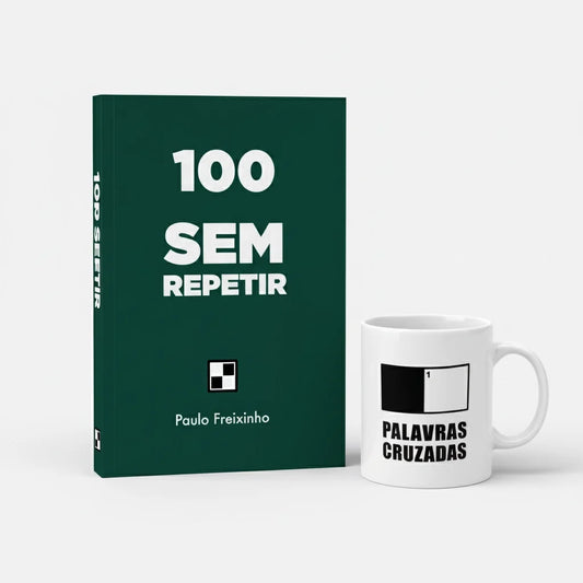 Kit Livro 100 Sem Repetir + Caneca